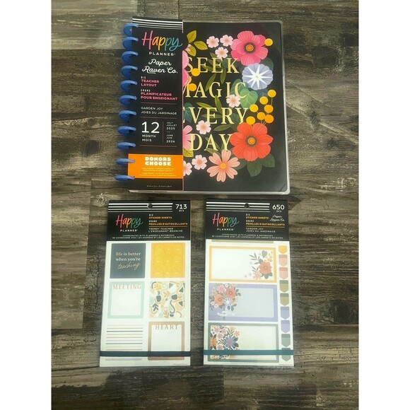 BRAND NEW Happy Planner and Accessories - Picture 1 of 4